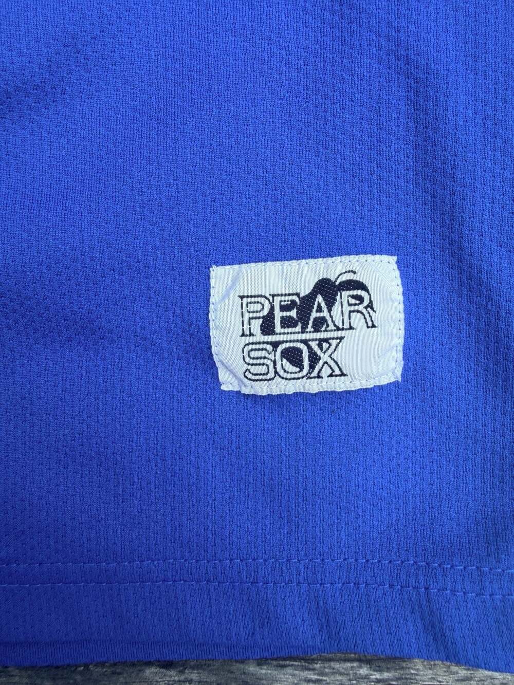 Wear The Pear Blue Hockey Practice Jersey Number 50 - Picture 7 of 9